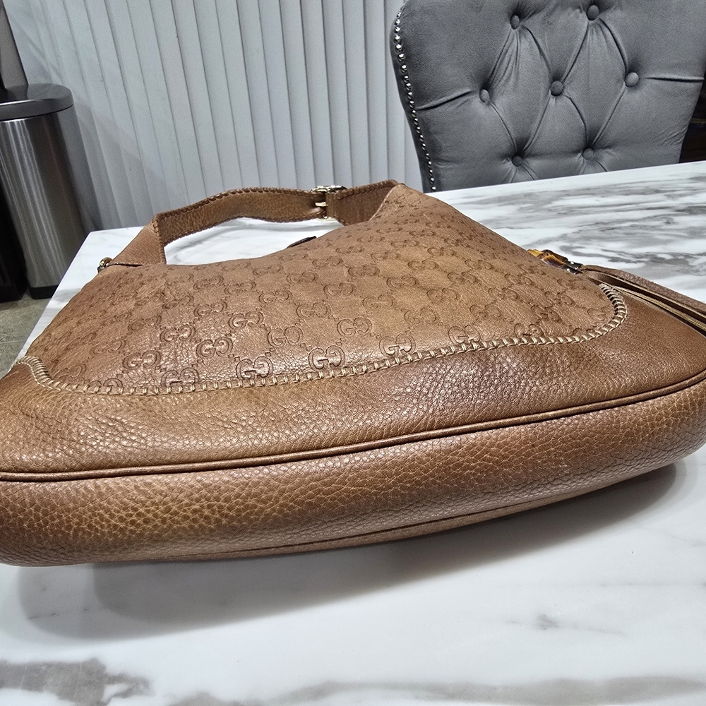 Gucci Tan Leather Hobo Bag - Picture 10 of 11